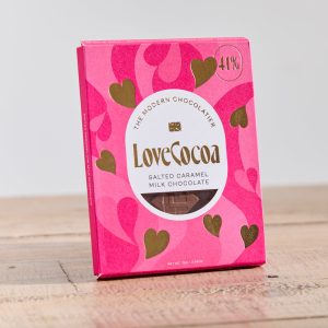 LoveCocoa Salted Caramel Milk Chocolate Bar