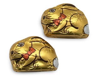 Mini Gold Easter Bunnies - Bag of 10
