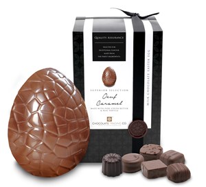 Oeuf Caramel, Superior Selection milk chocolates Easter egg - Small 166g