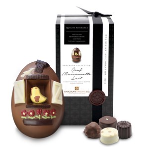Oeuf Maisonnette Lait, Superior Selection milk chocolate Easter egg