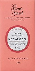 Pump Street, Madagascar, 58% Milk Chocolate Bar