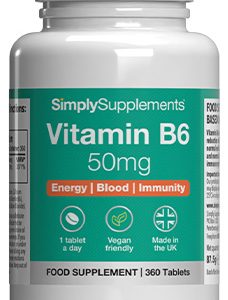 Vitamin B6 100mg (360 Tablets)