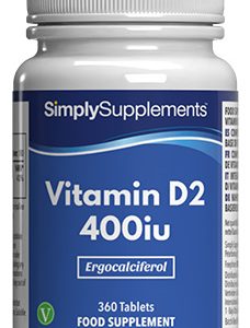 Vitamin D 400iu (360 Tablets)