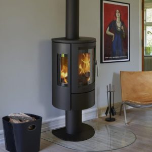 Varde Nice Air Wood Burning Ecodesign Pedestal Stove