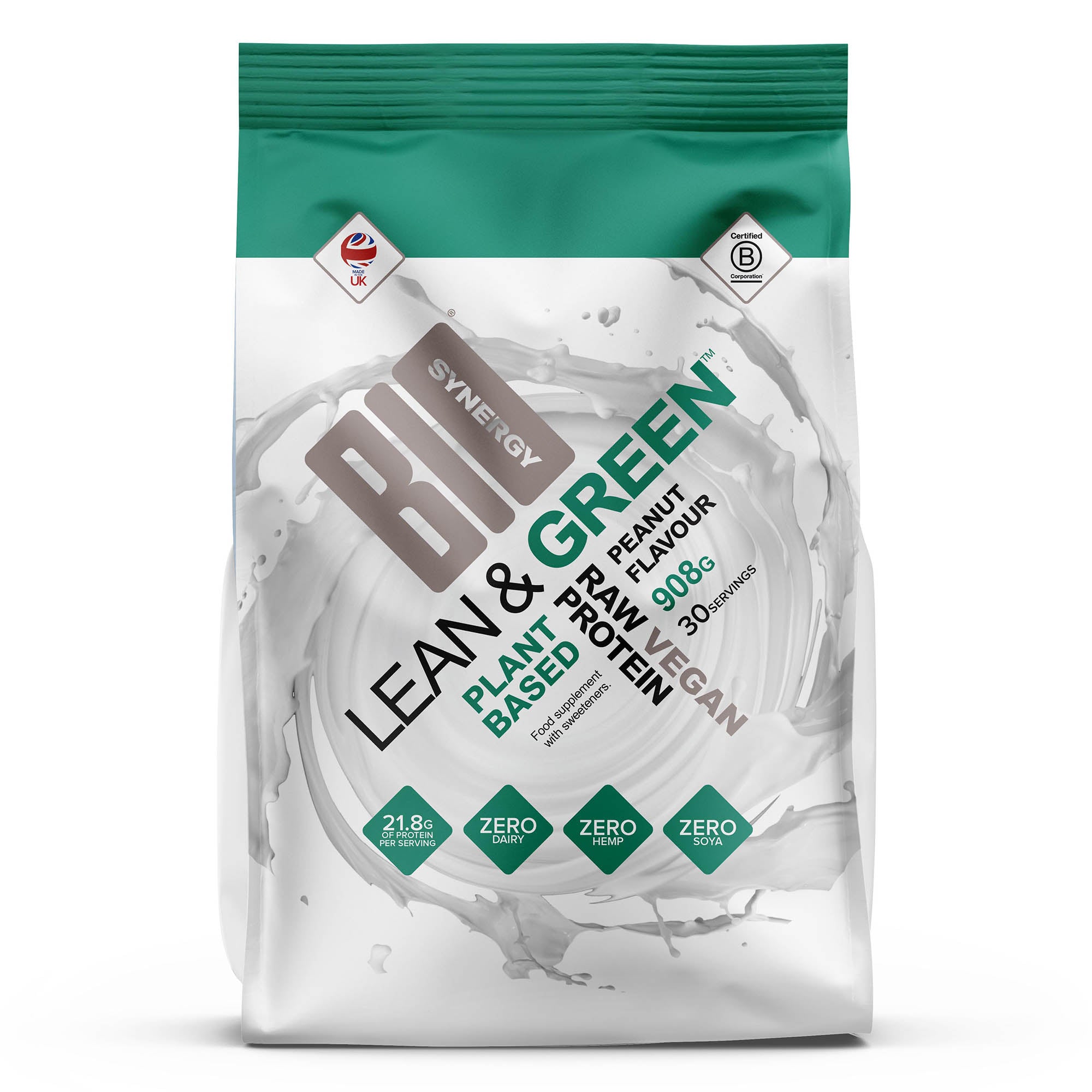 Bio-Synergy Lean and Green Raw Vegan Protein - Chocolate Mint