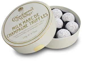 Charbonnel et Walker Marc de Champagne truffles - 135g box - Best before 2nd June 2026