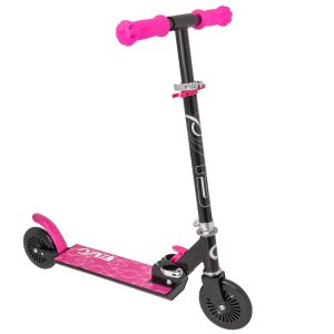 Evo Inline 2 Wheel Foldable Push Scooter - Pink