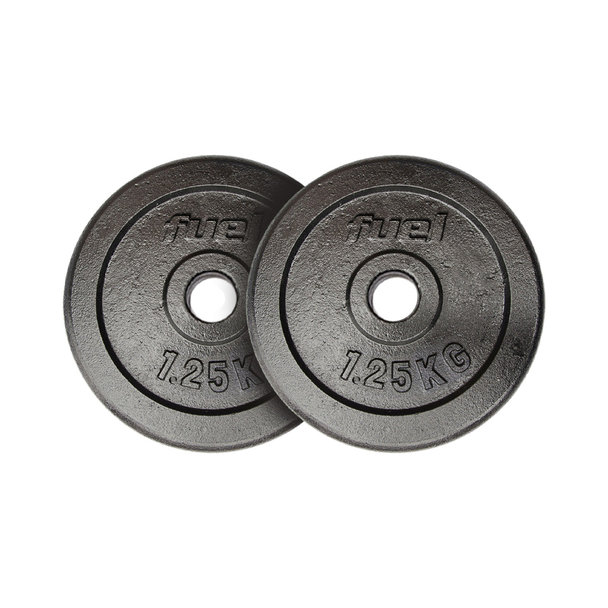 Fuel Fitness Cast Iron Standard Weight Plates - 2 x 1.25kg