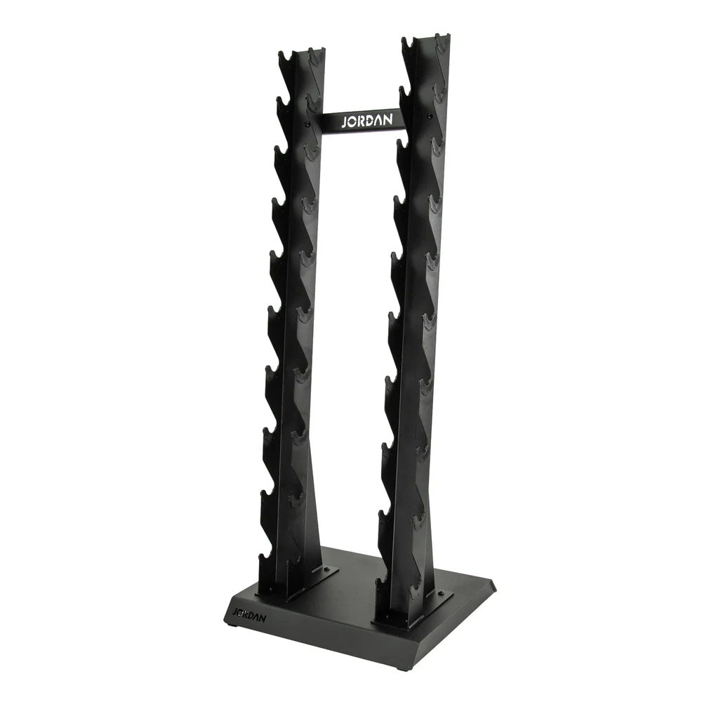 Jordan 1 to10kg and 2 to 20kg Vertical Dumbbell Rack - 10 Pair