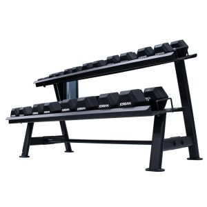 Jordan 2 Tier Hex Dumbbell Rack - 10 Pair