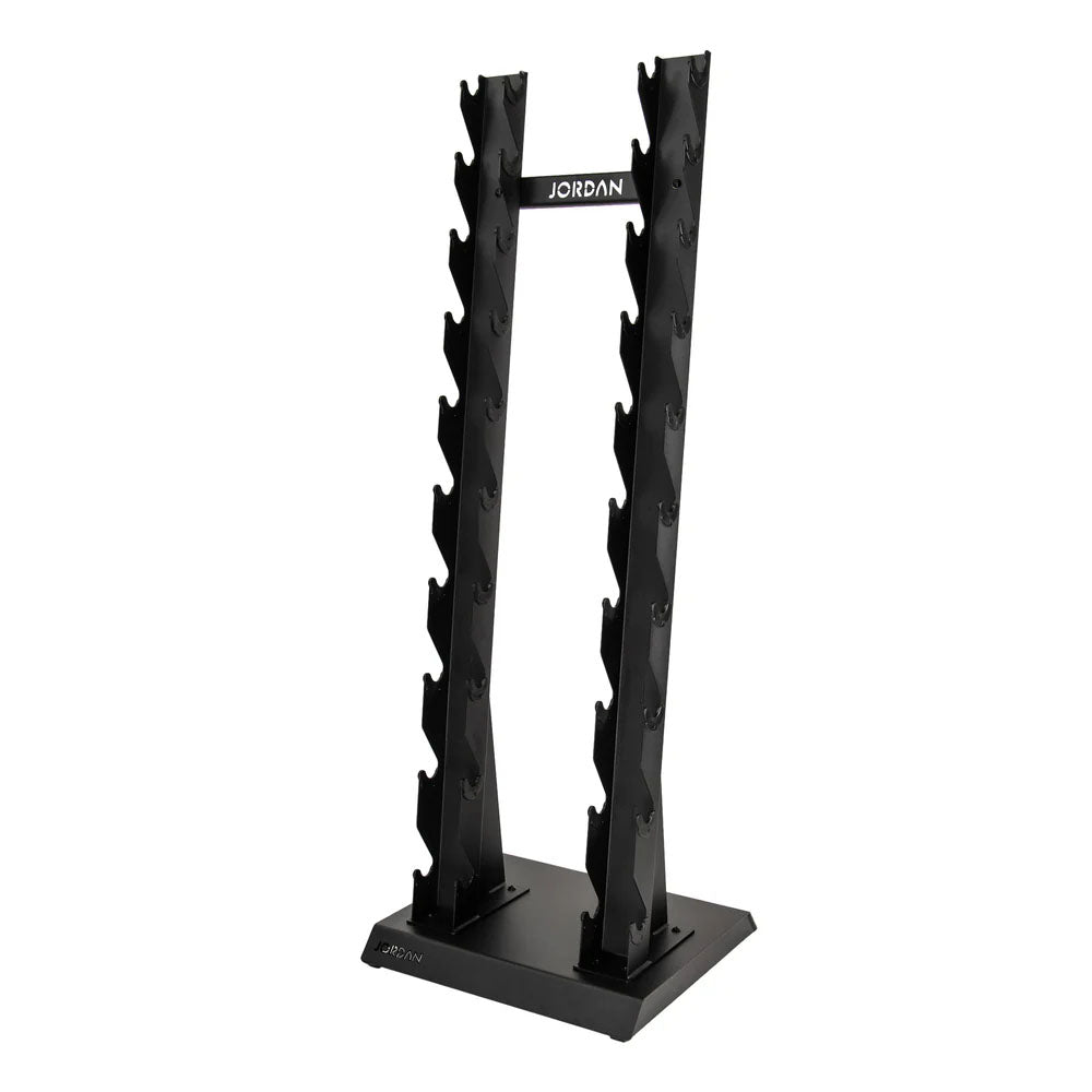 Jordan 2.5kg-25kg Vertical Dumbbell Rack - 10 Pair