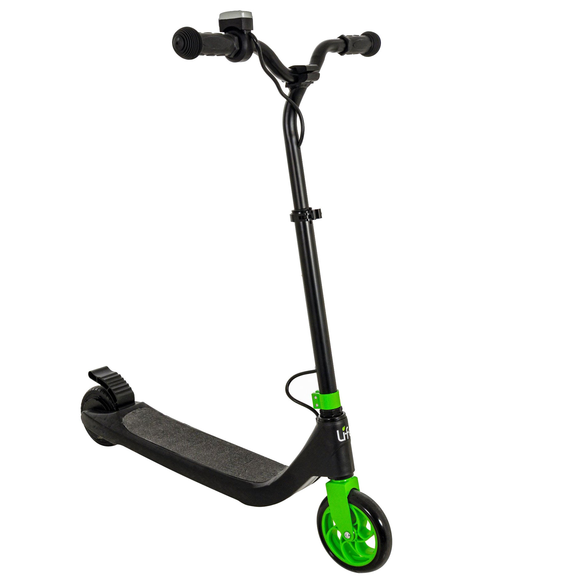 Li-Fe 120 Pro Kids Electric Scooter - Black/Green