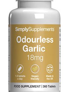 Odourless Garlic 18mg (360 Tablets)