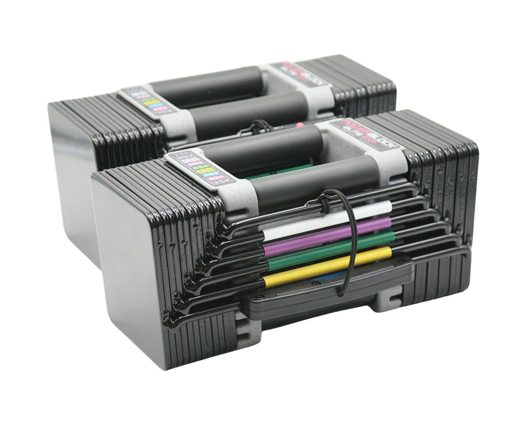 PowerBlock Elite EXP Adjustable Dumbbells - 32 KG