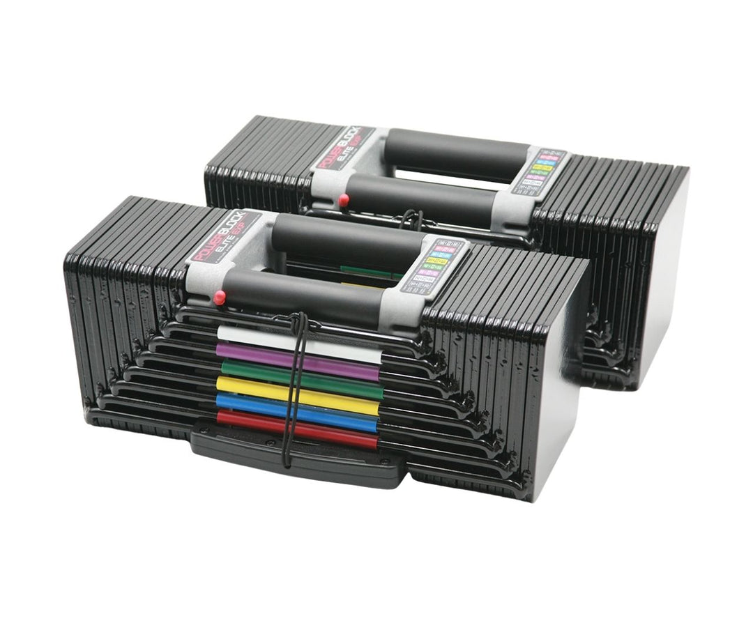 PowerBlock Elite EXP Adjustable Dumbbells - 41 KG