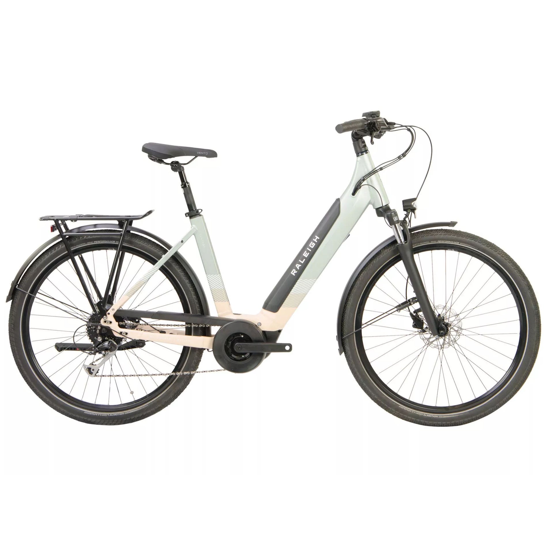 Raleigh Centros Low Step Derailleur Gear Electric Hybrid Bike - L