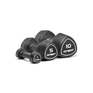 Spirit Fitness 1kg to 10kg Studio Dumbbells Set - 10 pairs