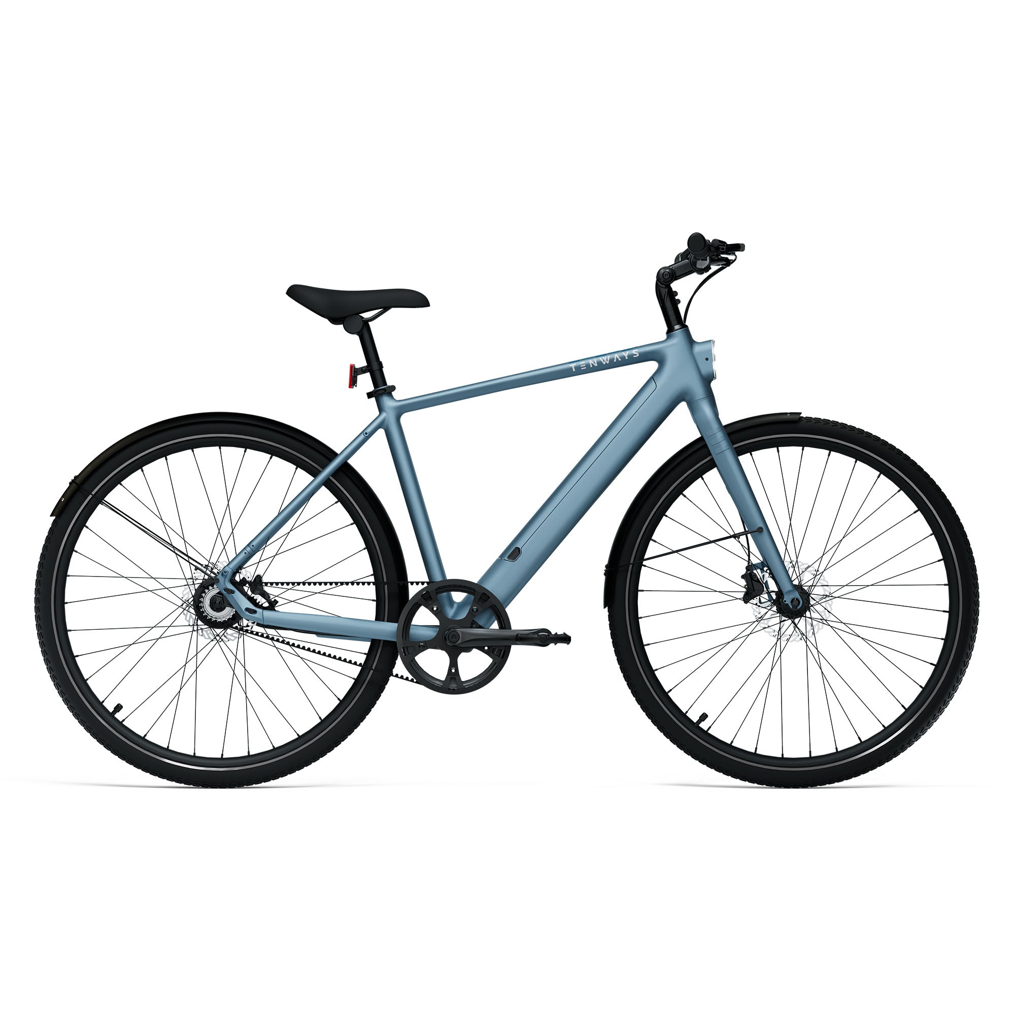 Tenways CGO600 Pro Commuter Urban Electric Hybrid Bike - Blue / L