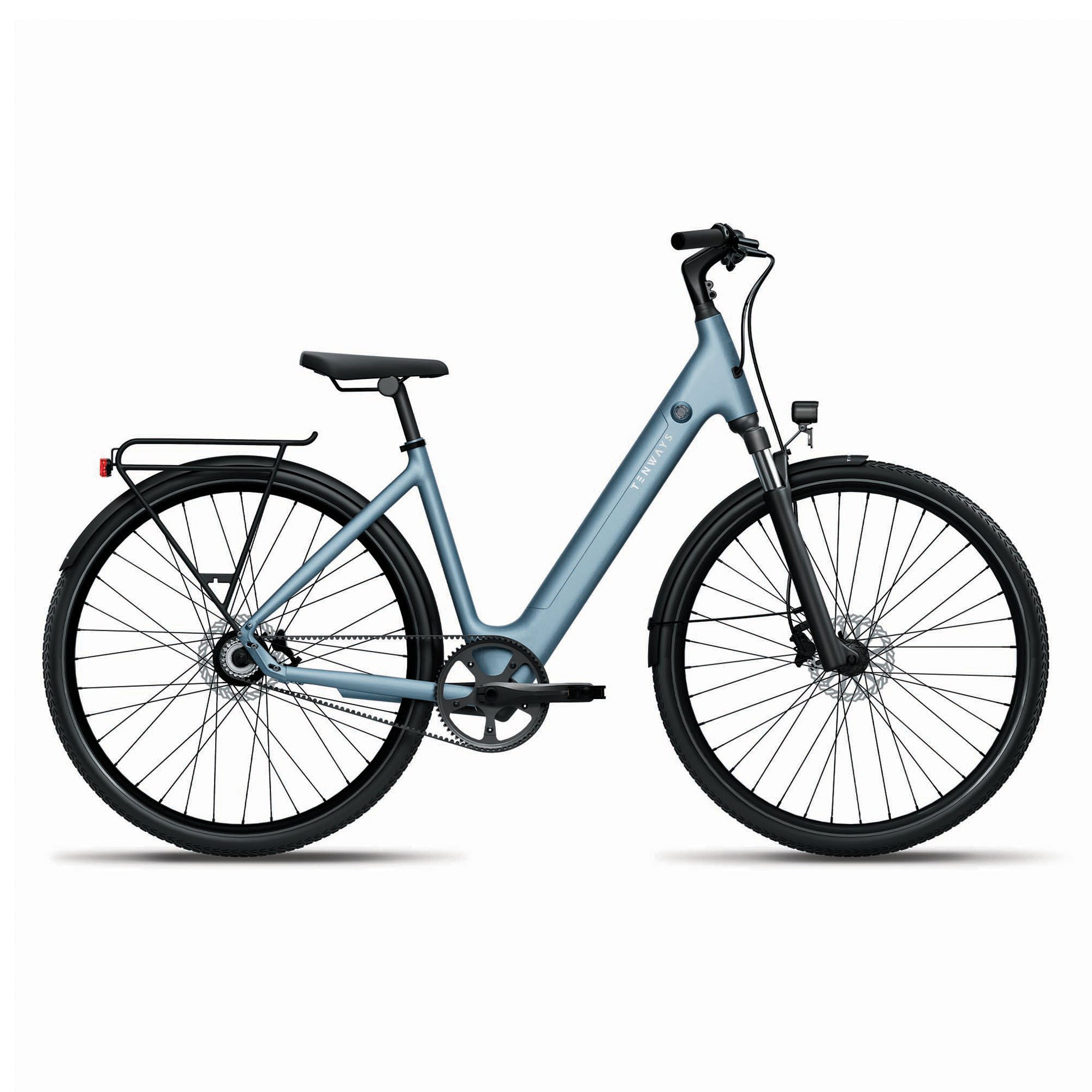 Tenways CGO800S Step-Through Electric Hybrid Bike - Blue