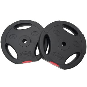 Viavito Tri Grip Vinyl Standard Weight Plates - 2 x 10kg