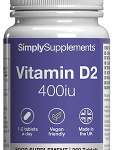 Vitamin D 400iu (360 Tablets)