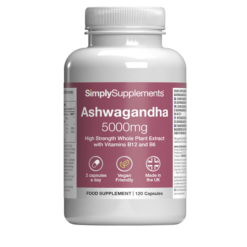 Ashwagandha Extract Capsules 5000mg