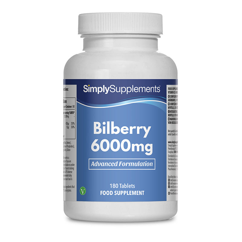 Bilberry Plus Extract Tablets 6,000mg