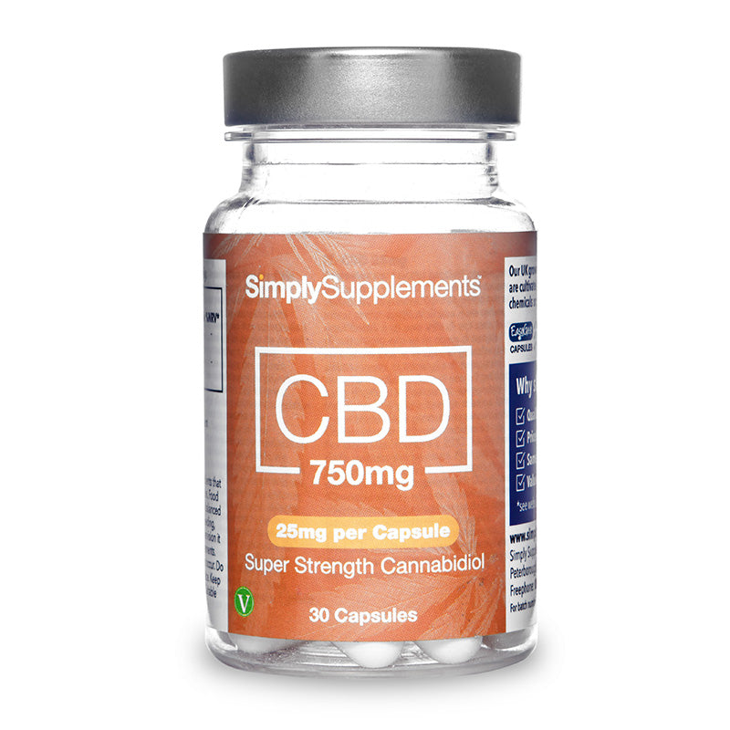 CBD Capsules 750mg (25mg per capsule)