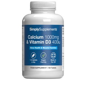 Calcium 1000mg & Vitamin D3 400iu Tablets