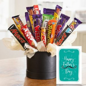 Chocolates Bouquet & Fathers Day card