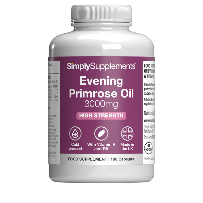 Evening Primrose Oil 3,000mg Capsules
