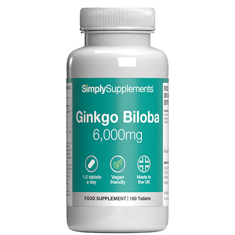 Ginkgo Biloba Tablets 6,000mg