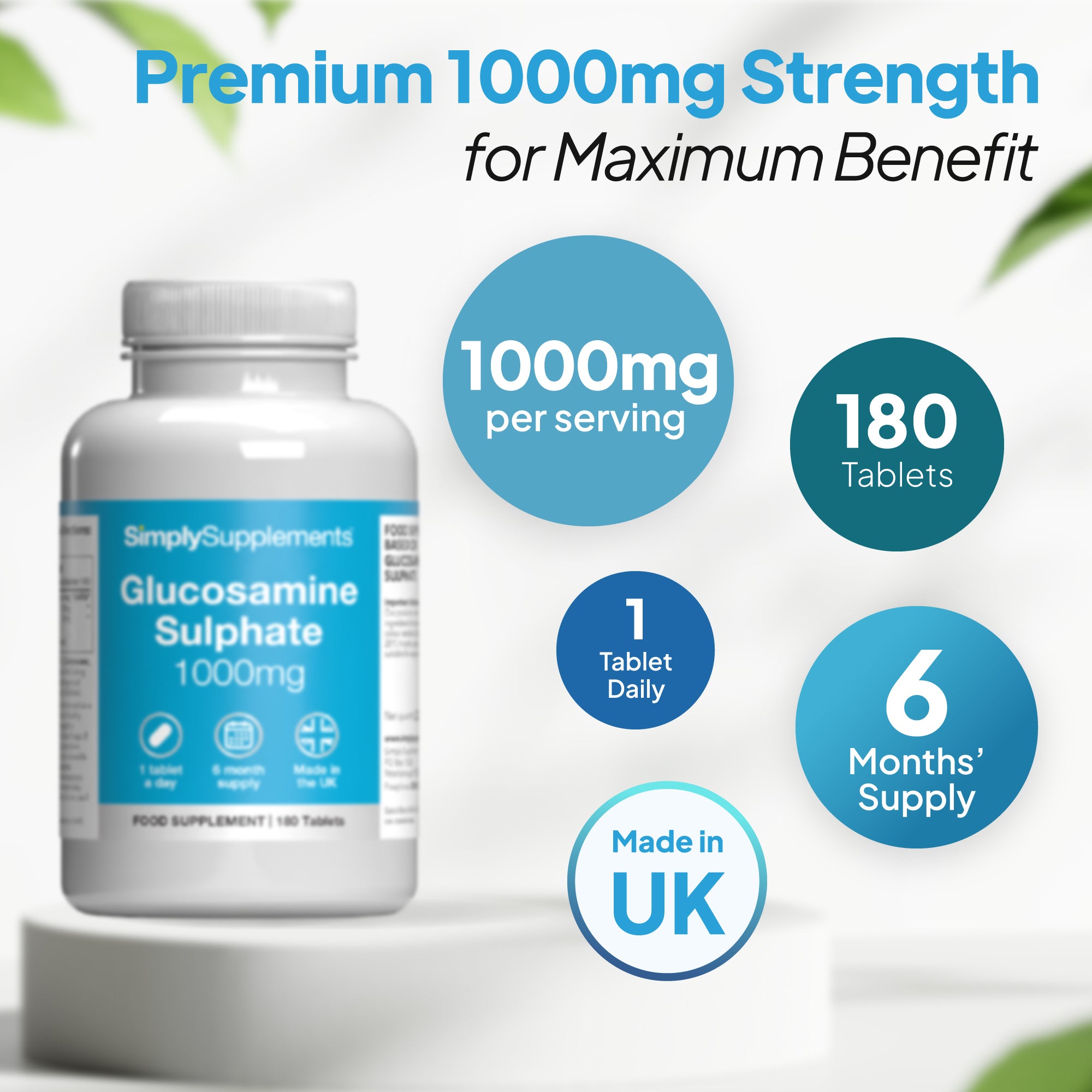 Glucosamine Sulphate 1,000mg - Tablets