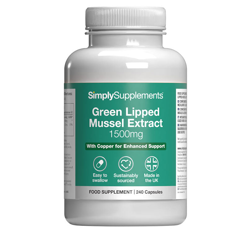 Green Lipped Mussel Extract 1500mg