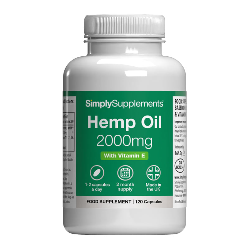 Hemp Oil Capsules 2000mg