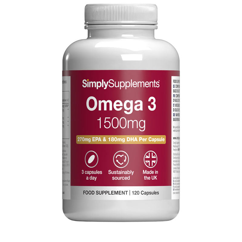 High Strength Omega 3 Fish Oil 1500mg