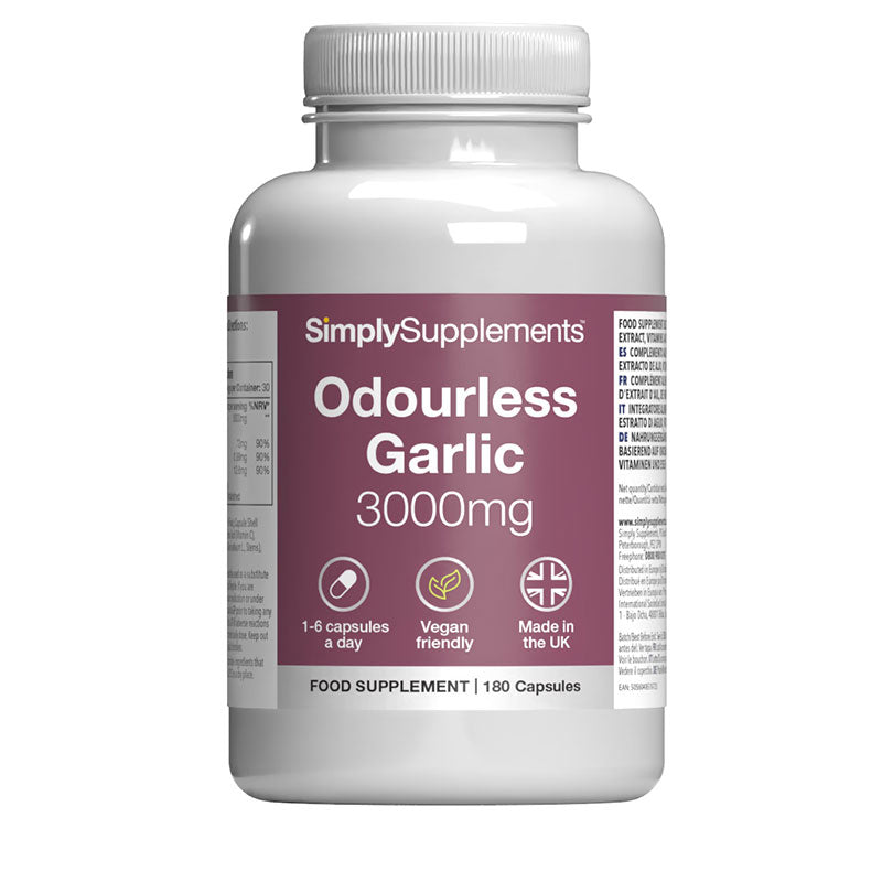 Odourless Garlic Capsules 3000mg