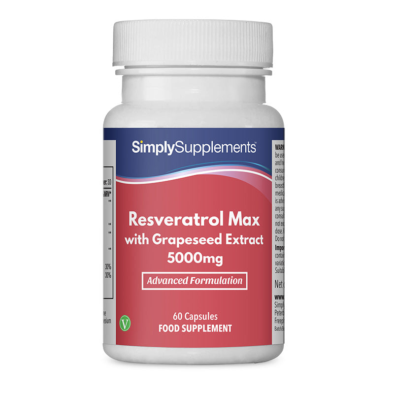Resveratrol Max with Grapeseed Extract 5,000mg