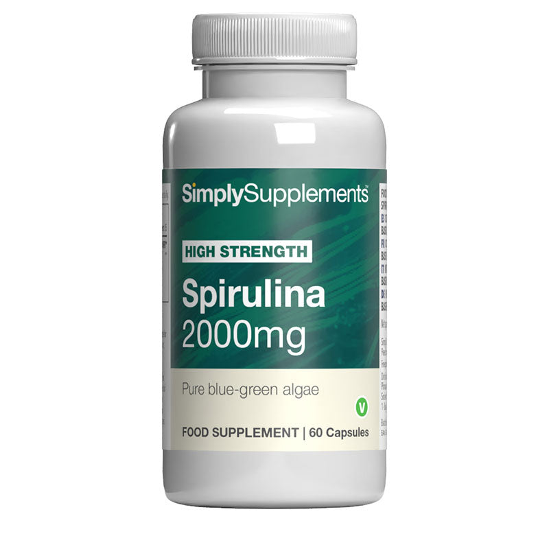 Spirulina Capsules 2000mg