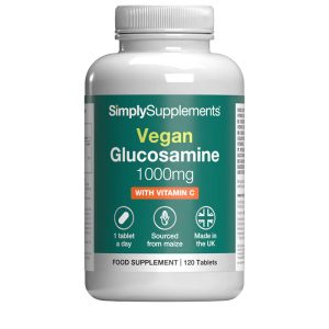 Vegan Glucosamine HCl 1000mg with Vitamin C 40mg