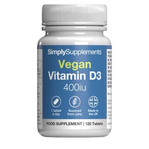 Vegan Vitamin D3 400iu Tablets