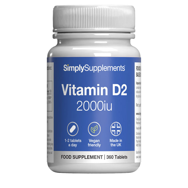 Vitamin D2 Tablets 2,000iu
