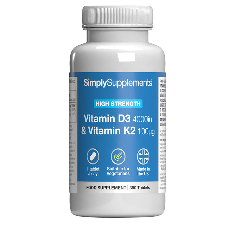 Vitamin D3 4000iu & Vitamin K2 100mcg