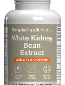 White Kidney Bean Extract 5000mg (120 Capsules)