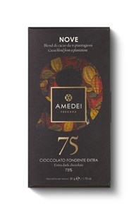 Amedei Nove, 75% dark chocolate bar