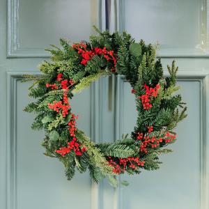 Christmas Holly Wreath