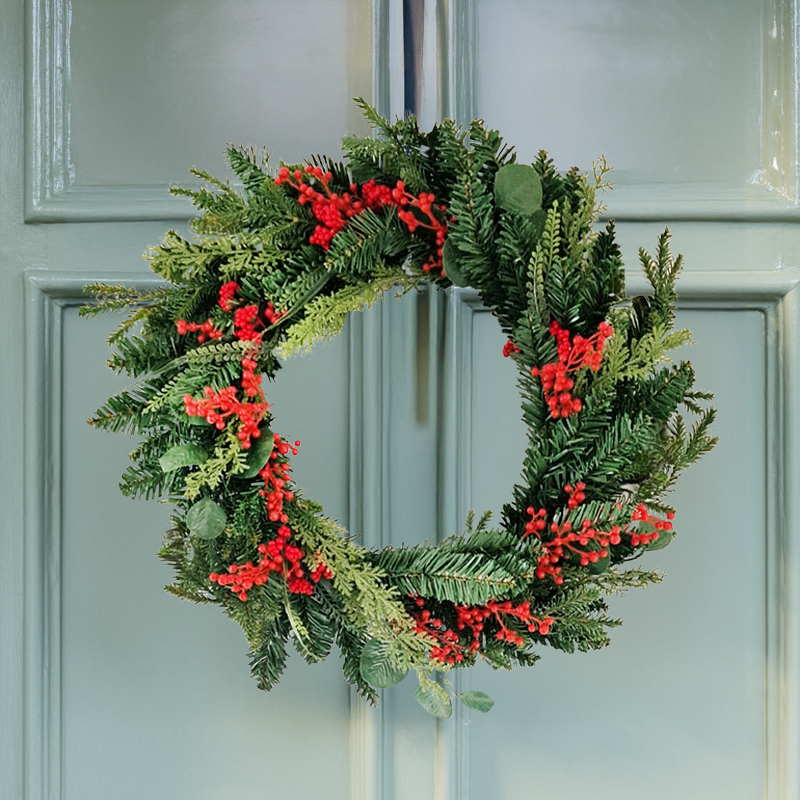 Christmas Holly Wreath