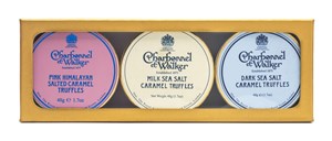 Charbonnel et Walker, Dark, Milk & Pink Mini Himalayan Salted Caramel Truffles Gift Set - Best before: 27th August 2026